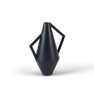 vaso ceramica nero segnale kora made in Italy by Atipico
