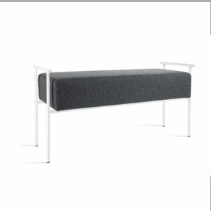 panca Tao metallo verniciato/tessuto ghiaccio lucido made in Italy by Atipico